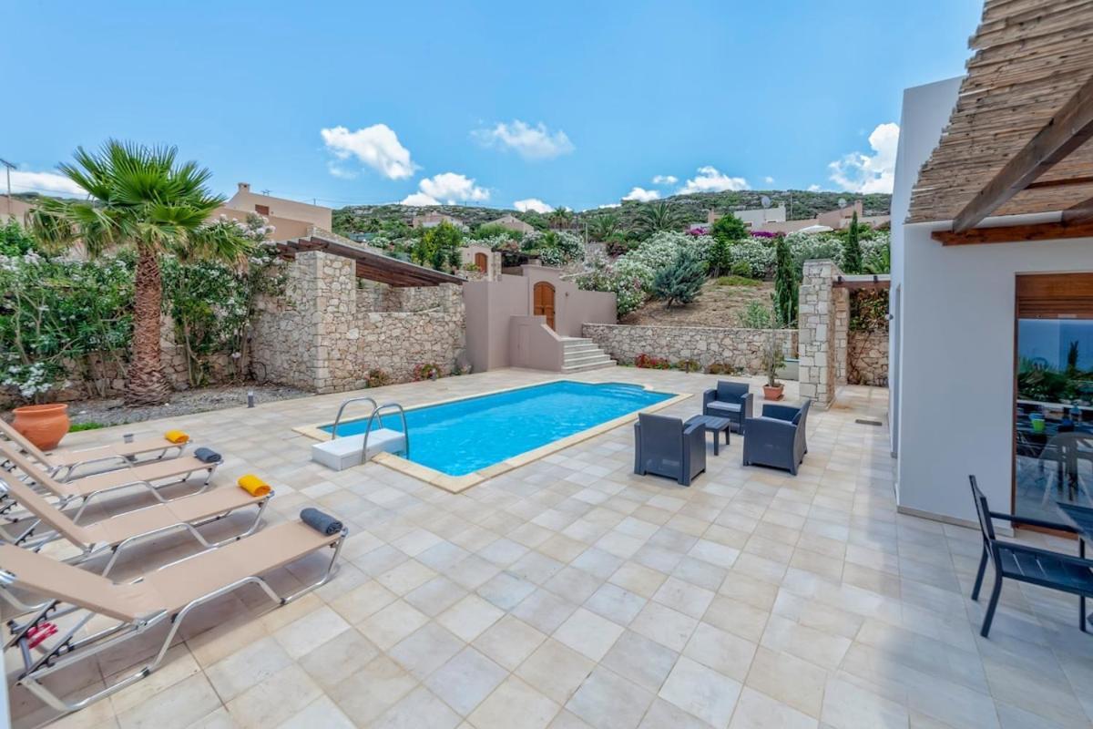 Karena Seaview Villa Gerani Chanion Eksteriør billede