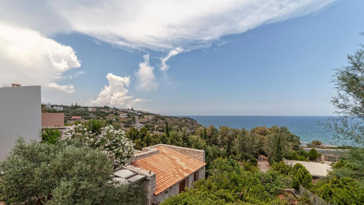Karena Seaview Villa Gerani Chanion Eksteriør billede